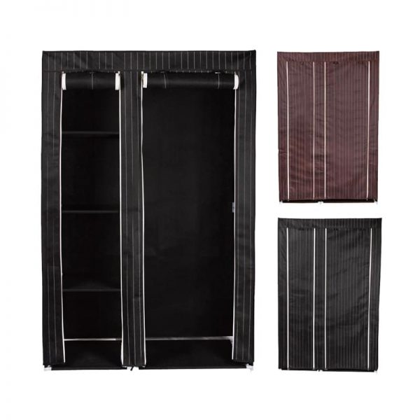160x105x45cm Collapsible Cabinet (Black)