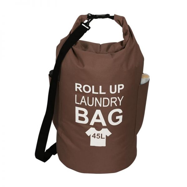 Roll-up Laundry Bag Brown