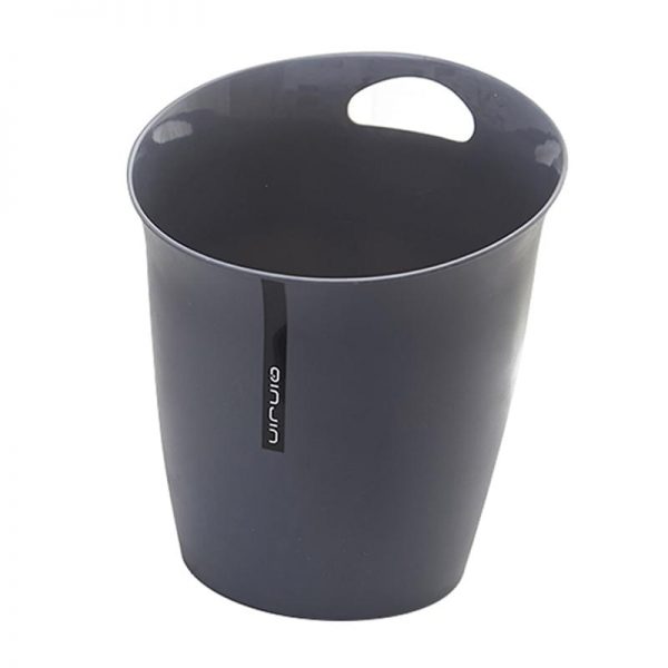 Round Bin with Handle-Gray