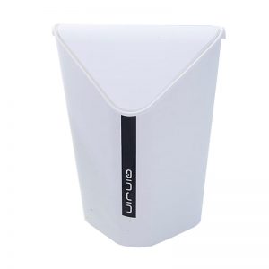 Triangle Bin with Swing Lid Small-white