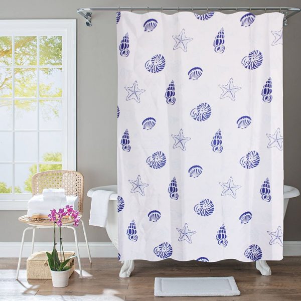 Polyester Shower Curtain Starfish