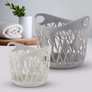 Weave Baskets and Tray