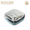 Cascade Polypropylene Soap Dish (Blue)