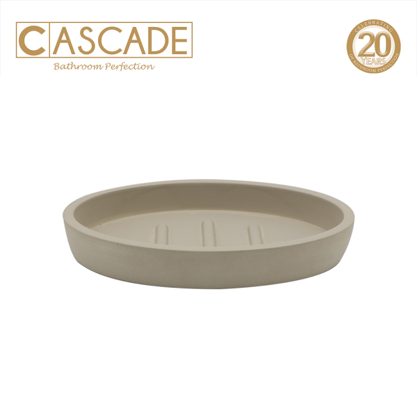 Cascade Concrete Soap Dish (Cement)