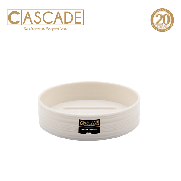 Cascade Polypropylene Pristine Soap Dish