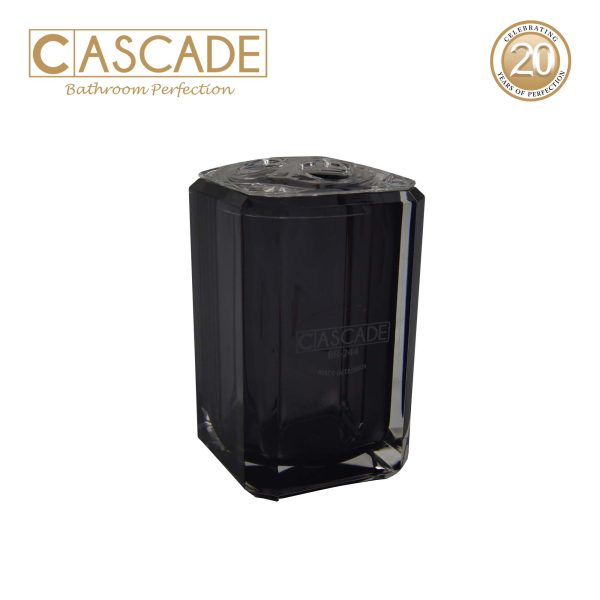 Cascade Sevilla Toothbrush Holder-Black - Image 3