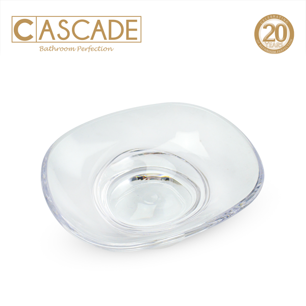 Cascade Wanaka Soap Dish -Clear