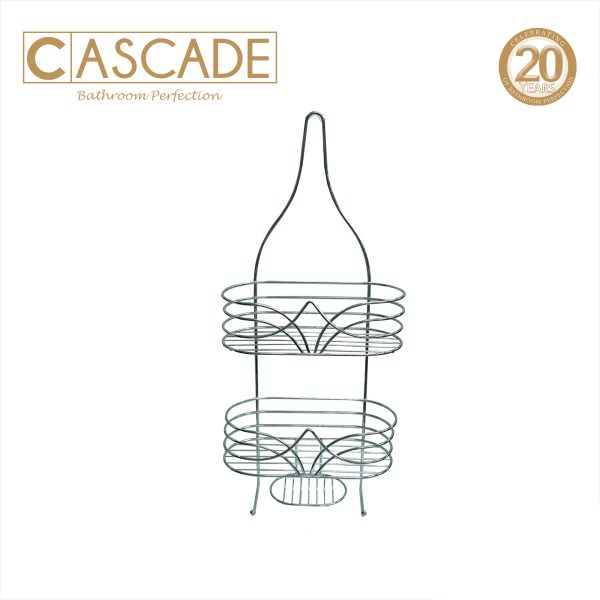 Cascade Chrome Plated 2 Layer Shower Caddy
