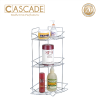 Cascade Chrome Plated 3 Layer Corner Rack - Image 2