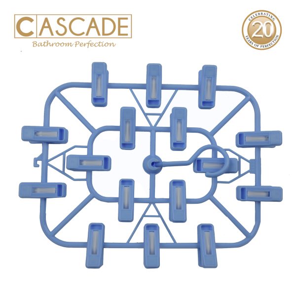 Cascade Square Hanger with 16 Clips - Image 7