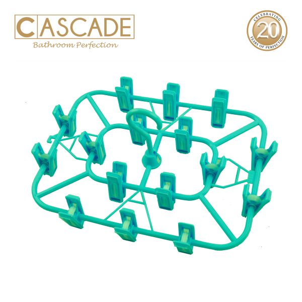 Cascade Square Hanger with 16 Clips - Image 5