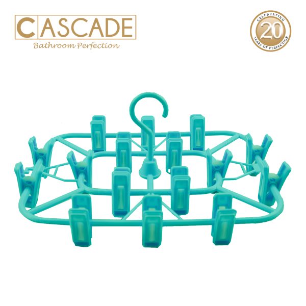 Cascade Square Hanger with 16 Clips