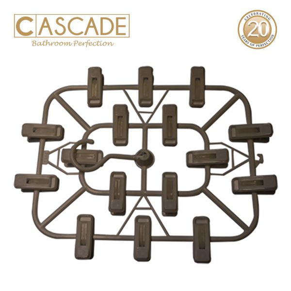 Cascade Square Hanger with 16 Clips - Image 2