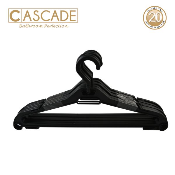 Cascade 6 piece set Rotating Hanger Black / Gray