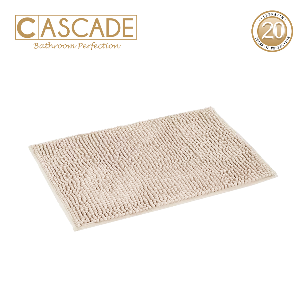 Cascade Bathmat Chenille 40X60B Beige