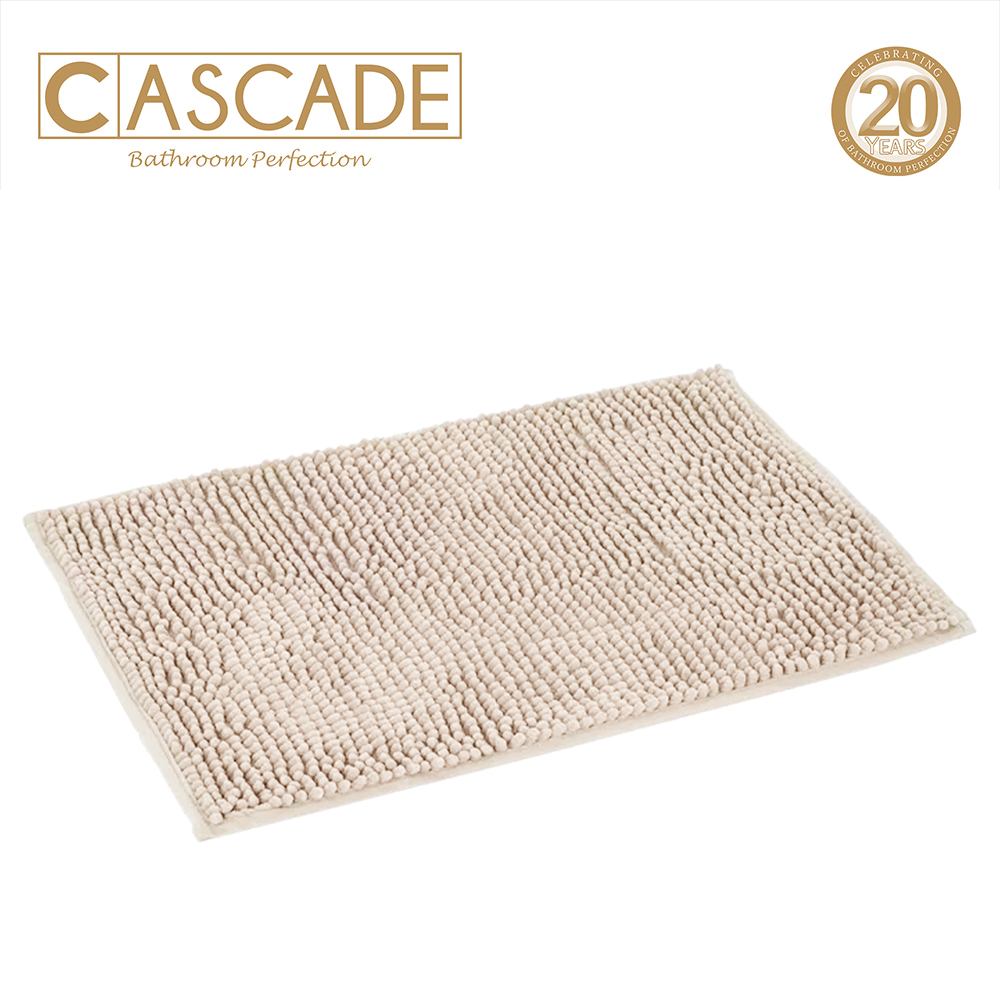 Cascade Bathmath Chenille 45X75B Beige