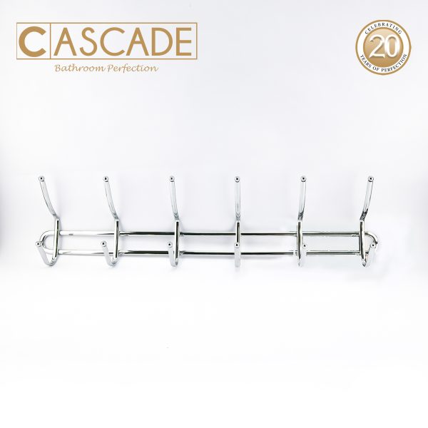 Cascade Metal Hanger with 6 Hooks
