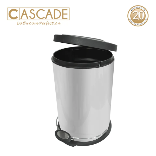 Cascade Stainless Steel Step Bin (Polished)
