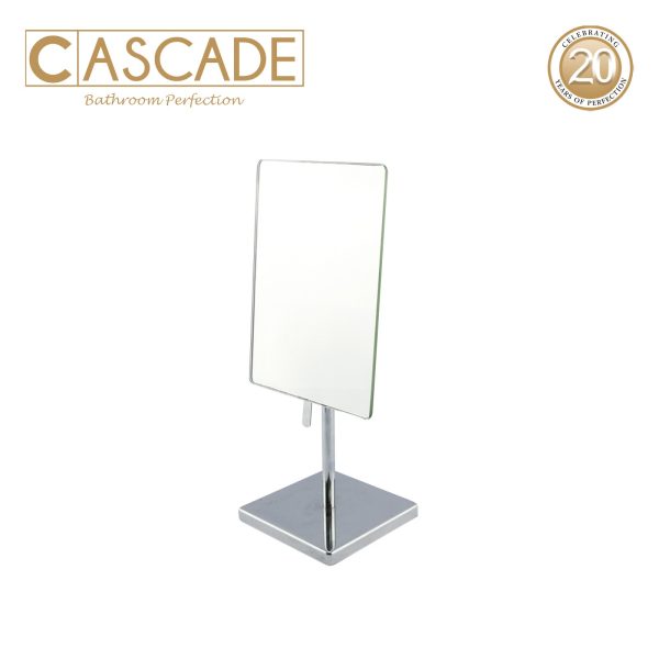 Cascade Rectangular Mirror-Chrome