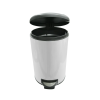 Cascade Stainless Steel Step Bin - Image 2