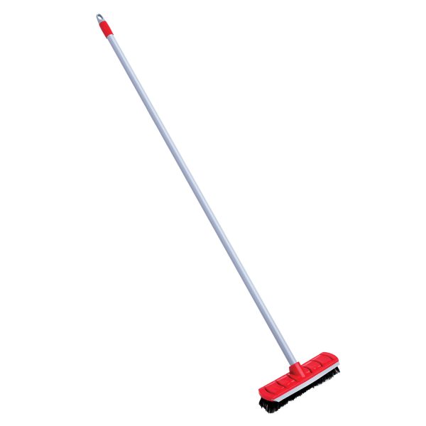 Cascade Floor Scrubber With Rubber Squeegee