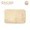 Cascade Leaf Bath Mat with Memory Foam