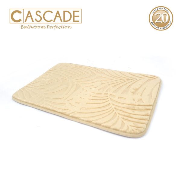 Cascade Leaf Bath Mat with Memory Foam - Image 2