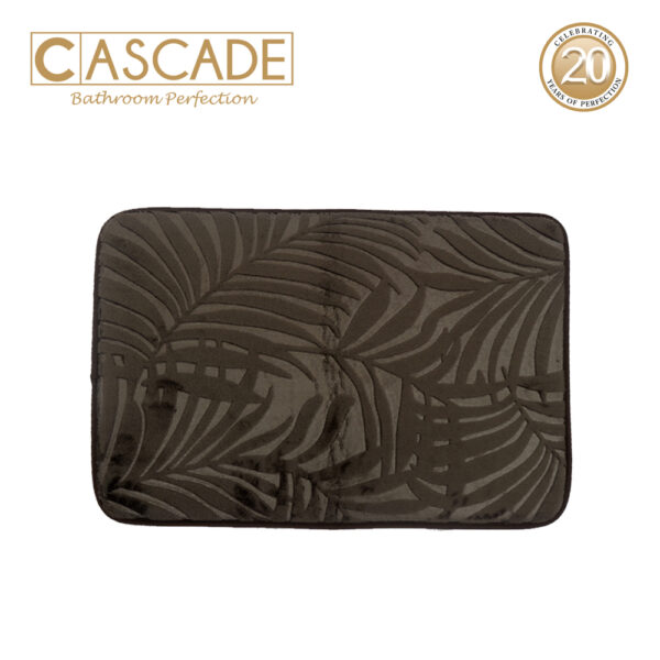 Cascade Leaf Bath Mat with Memory Foam - Image 7