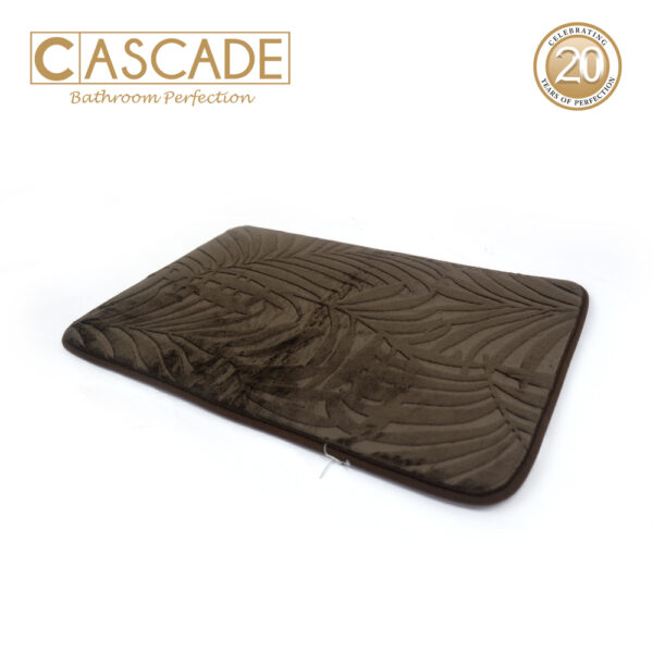 Cascade Leaf Bath Mat with Memory Foam - Image 5