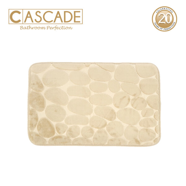 Cascade Stone Bath Mat with Memory Foam - Image 4