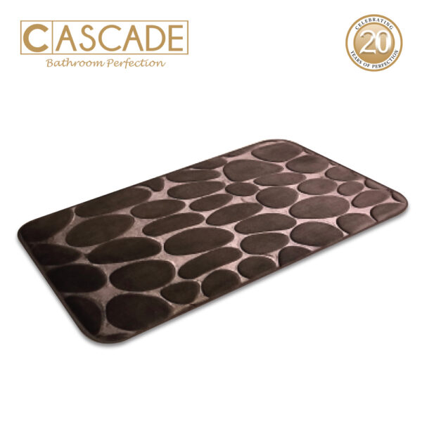 Cascade Stone Bath Mat with Memory Foam - Image 2