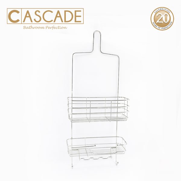 Cascade 2 Layer Stainless Steel Shower Caddy - Image 4