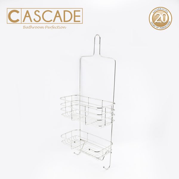 Cascade 2 Layer Stainless Steel Shower Caddy - Image 2