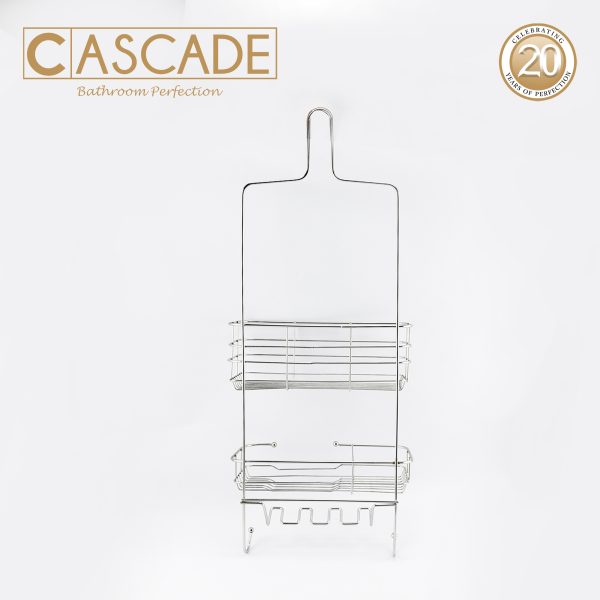 Cascade 2 Layer Stainless Steel Shower Caddy - Image 3