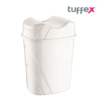 Cascade Download Dustbin White, Grey, & Cream - Image 2