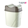 Cascade Download Dustbin White, Grey, & Cream