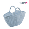 Cascade Knit Design Small Bag 22 Liters White, Grey, & Cappuccino - Image 2