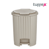 Cascade Push Open and Pedal Dustbin 11 Liters White, Grey, Cappuccino & Black - Image 4