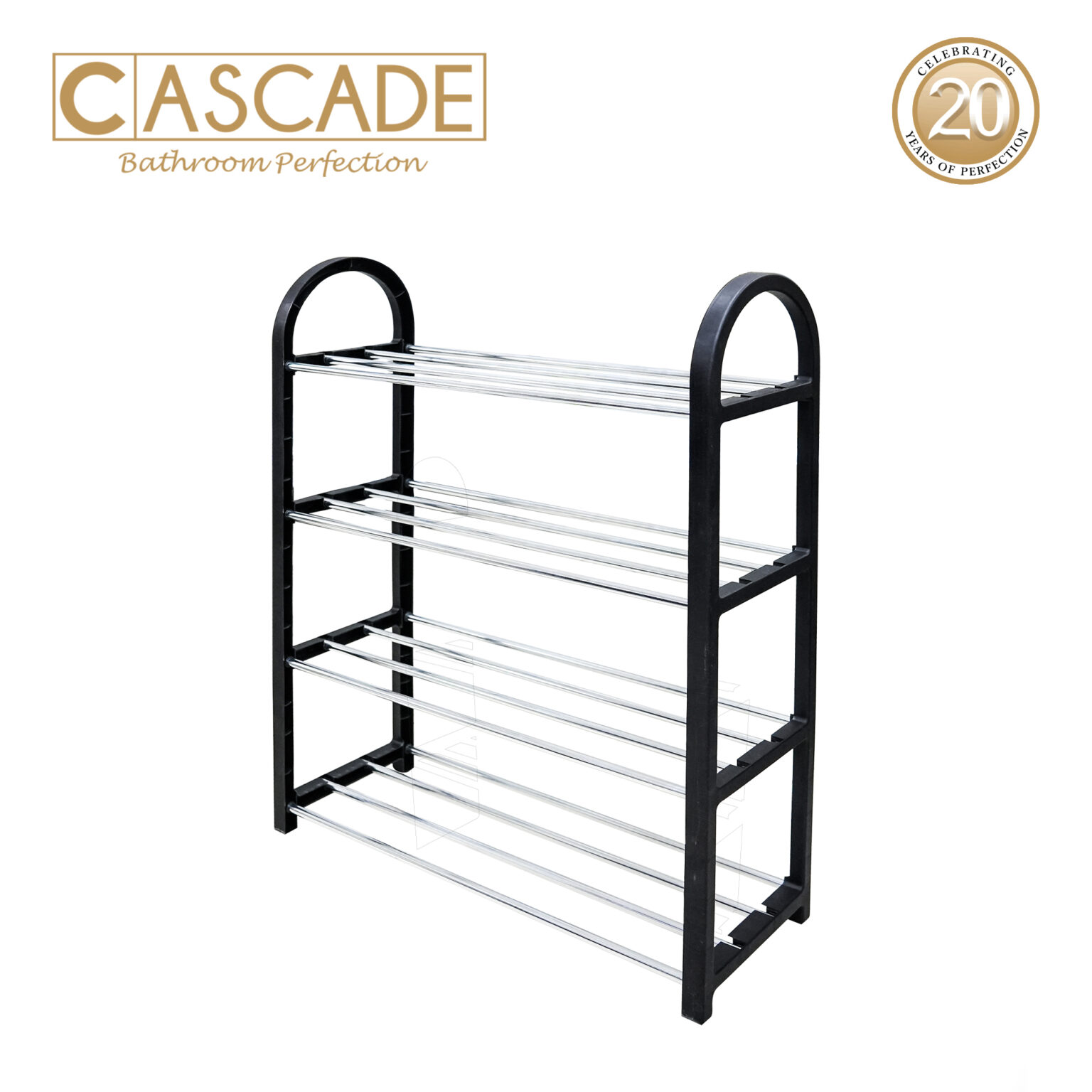 Cascade 4 Tier Shoe Rack - Cascade