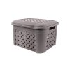 Cascade Medium Weave Basket with Lid - Image 2