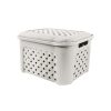 Cascade Medium Weave Basket with Lid
