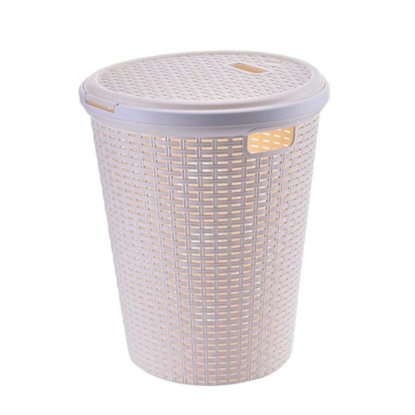 Cascade Medium Round Hamper with Lid 23 Liters