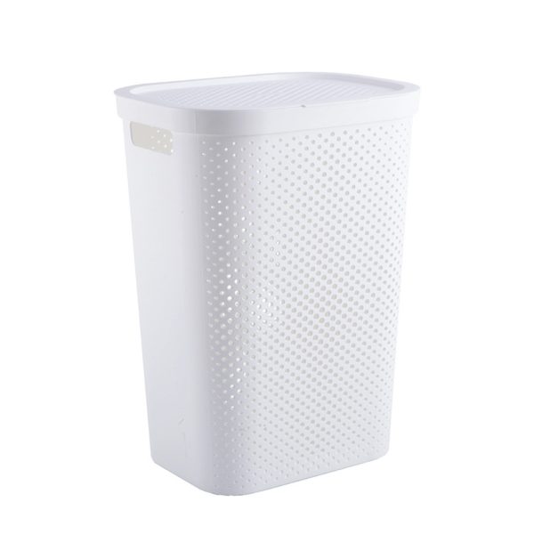 Cascade Large Laundry Hamper with Lid 60 Liters - Image 2