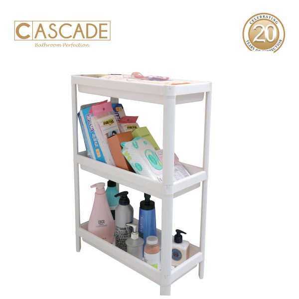 Cascade 3 Layer Rectangular Trolley with Wheels
