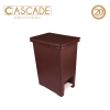Cascade Matte Pedal Bin Brown