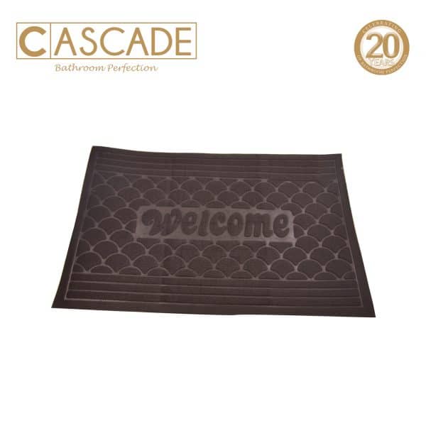 Cascade Rubber Backed PE Doormat without Border (Scallop Doormat) - Image 2