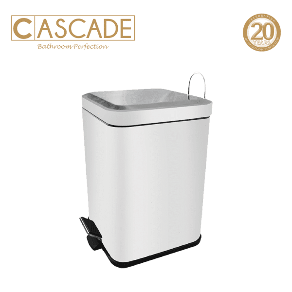 Cascade Stainless Steel Soft Close Square Pedal Bin - Image 3