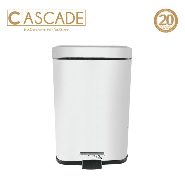 Cascade Stainless Steel Soft Close Square Pedal Bin - Image 2