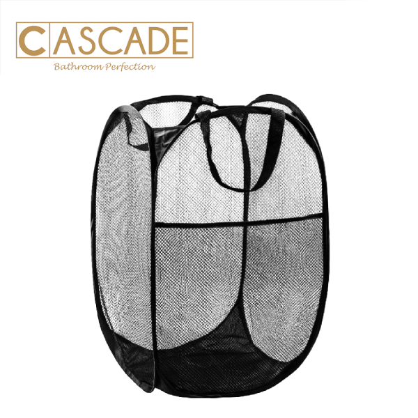 Cascade Large Collapsible Mesh Laundry Basket
