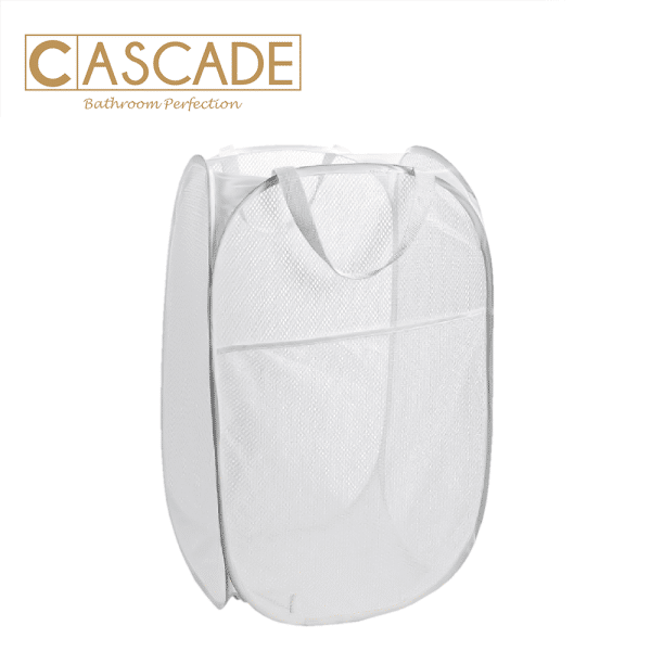 Cascade Large Collapsible Mesh Laundry Basket